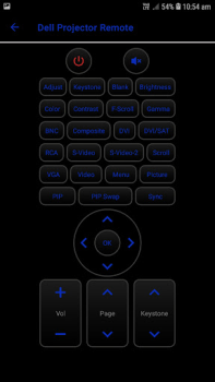 Baixar Universal Projector Remote Con Ferramentas para Android captura de tela 4