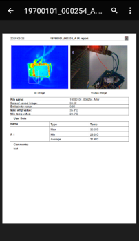 Baixar Voltcraft Thermal Imaging Ferramentas para Android captura de tela 4