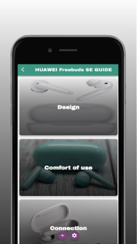 Baixar HUAWEI Freebuds SE GUIDE Diversos para Android captura de tela 2