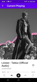 Baixar Loreen Tattoo Música e áudio para Android captura de tela 3