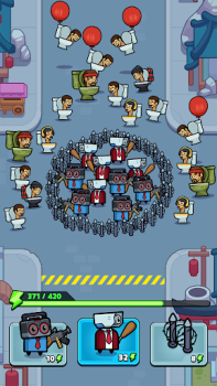 Baixar Alien Fight: Police vs Zombie Casual para Android captura de tela 4