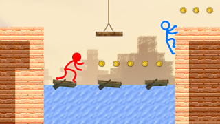 Baixar Corrida Salto Stickman Parkour Aventura para Android captura de tela 4