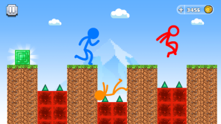 Baixar Corrida Salto Stickman Parkour Aventura para Android captura de tela 7