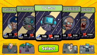Baixar Merge War: Monster vs Cyberman Arcade para Android captura de tela 3