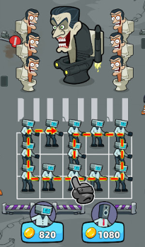 Baixar Merge War: Monster vs Cyberman Arcade para Android captura de tela 4