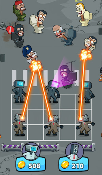 Baixar Merge War: Monster vs Cyberman Arcade para Android captura de tela 5