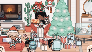 Baixar Toca Boca - Christmas Routine Aventura para Android captura de tela 4