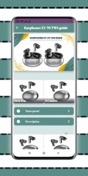 Baixar Earphones XY-70 TWS guide Notícias e Revistas para Android captura de tela 3