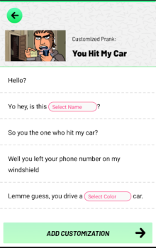 Baixar PRANK DIAL - Prank Call App Entretenimento para Android captura de tela 4