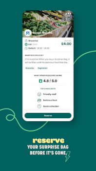 Baixar Too Good To Go Comida e bebida para Android captura de tela 3