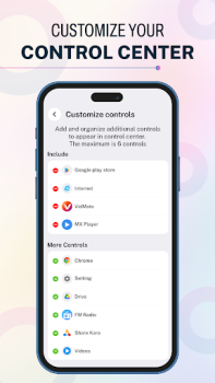 Baixar iOS 17 - Control Center App Personalização para Android captura de tela 2