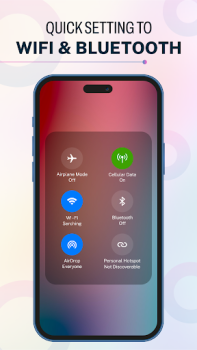 Baixar iOS 17 - Control Center App Personalização para Android captura de tela 3