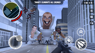 Baixar Skbidi Toilet War: FPS Shooter Jogos de ação para Android captura de tela 3