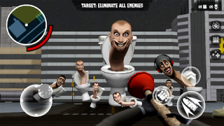 Baixar Skbidi Toilet War: FPS Shooter Jogos de ação para Android captura de tela 4