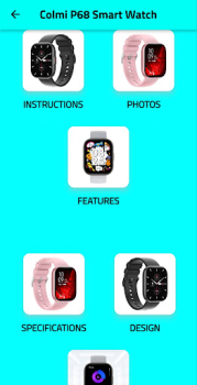 Baixar Colmi P68 Smart Watch Guide Estilo de vida para Android captura de tela 2