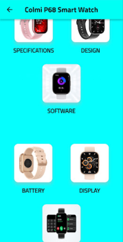 Baixar Colmi P68 Smart Watch Guide Estilo de vida para Android captura de tela 3