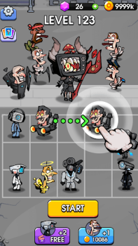 Baixar Toilet Monster Merge Games Arcade para Android captura de tela 4