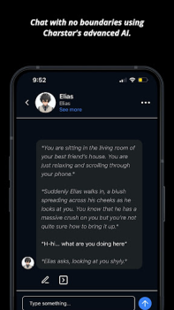 Baixar Charstar: AI Character Chat Entretenimento para Android captura de tela 2