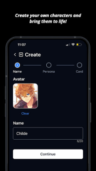 Baixar Charstar: AI Character Chat Entretenimento para Android captura de tela 3