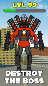 Baixar Skibidi Fight - Toilet Battle Casual para Android captura de tela 6