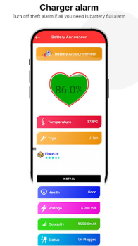 Baixar Battery Sound Notification Ferramentas para Android captura de tela 3