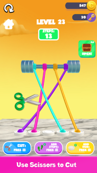 Baixar Twisted Ropes 3D Tangle Master Quebra-cabeças para Android captura de tela 4