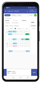 Baixar Sagar Transport Viagens para Android captura de tela 4