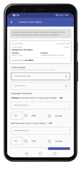 Baixar Sagar Transport Viagens para Android captura de tela 7