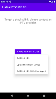 Baixar Listas IPTV 593 EC Entretenimento para Android captura de tela 6