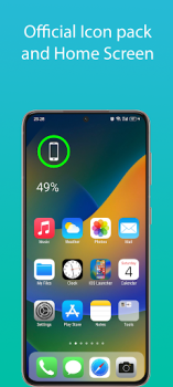 Baixar iOS 17 Launcher - Phone 14 Pro Personalização para Android captura de tela 2