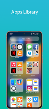 Baixar iOS 17 Launcher - Phone 14 Pro Personalização para Android captura de tela 7
