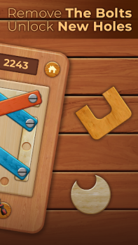 Baixar Madeira Puzzle Porca Parafuso Quebra-cabeças para Android captura de tela 2