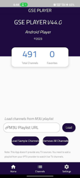 Baixar GSE Smart IPTV - Player Editores e Reprodutores de Vídeo para Android captura de tela 2