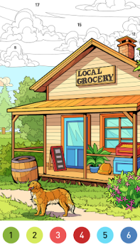 Baixar House Color by number game Educacional para Android captura de tela 2