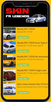 Baixar Skin FR Legends Livery Mods Entretenimento para Android captura de tela 2