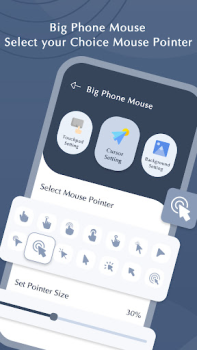 Baixar Big Phone Mouse - Big Cursor Ferramentas para Android captura de tela 4