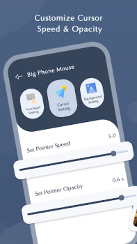 Baixar Big Phone Mouse - Big Cursor Ferramentas para Android captura de tela 5