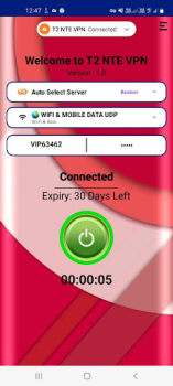 Baixar T2 NTE VPN Ferramentas para Android captura de tela 3