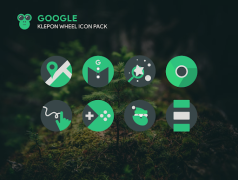 Baixar Klepon Wheel: Dark Icon Pack Personalização para Android captura de tela 3