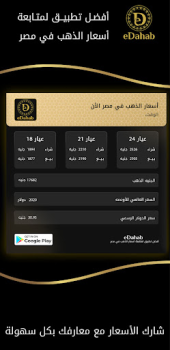 Baixar eDahab - أسعار الذهب والعملات Finanças para Android captura de tela 5