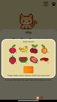 Baixar Pixel Pals - Nav bar pets Simuladores para Android captura de tela 3