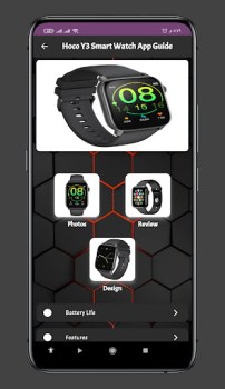 Baixar Hoco Y3 Smart Watch App Guide Ferramentas para Android captura de tela 5