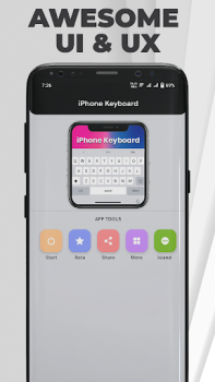Baixar iPhone Keyboard Pro - iOS Personalização para Android captura de tela 7