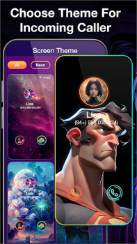 Baixar Tema da Tela de Chamada Personalização para Android captura de tela 4