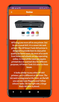 Baixar HP smart tank 515 printerGuide Ferramentas para Android captura de tela 6
