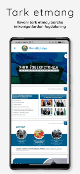 Baixar Yangi Konstitutsiya 2023 Livros e Referências para Android captura de tela 3