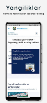 Baixar Yangi Konstitutsiya 2023 Livros e Referências para Android captura de tela 4