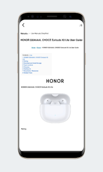 Baixar Honor Earbuds X3 Lite Guide Ferramentas para Android captura de tela 7