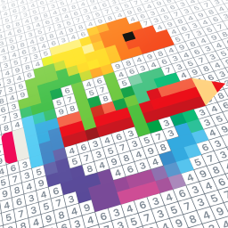 Logotipo Pixel Art - Pintar por Números