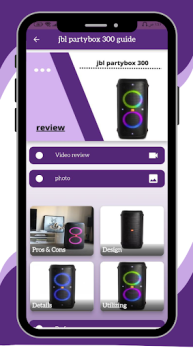 Baixar jbl partybox 300 guide Educação para Android captura de tela 3